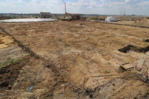 Nadzór archeologiczny - odhumusowanie terenu budowy