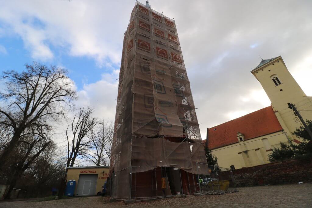 Wieża kościoła ewangelickiego w Czerninie - rewitalizacja