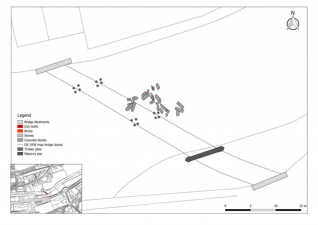Badania archeologiczne - plan mostu Black Brewery Bridge (Irleand)