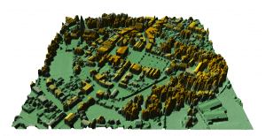 Numeryczny Model Pokrycia Terenu - LIDAR - Wschowa Stare Miasto